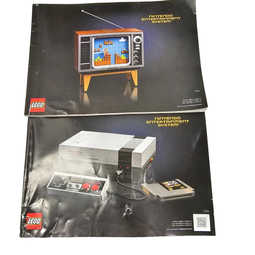 LEGO Nintendo Entertainment System 71374 Instruction Manuals Vol 1 & 2 NES Set